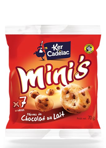 Ker Cadélac - Mini's pepites chocolat au lait - La Boutique